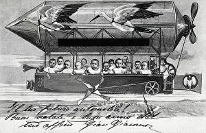 Crazy Prints: Stork-powered baby transport!