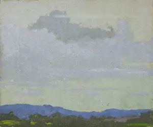 Storm Cloud, Near Dartmoor, by Rudolph Sauter, WW1