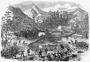 Images Dated 24th February 2012: Storming Simonosaki, 1864