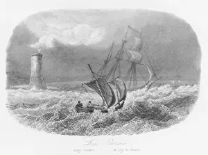 A stormy Lake Ontario, Canada