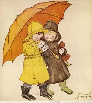 Rainy Prints: Stormy Weather by Muriel Dawson