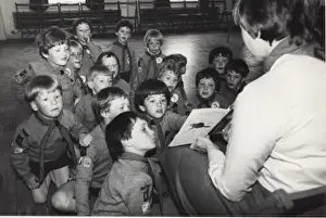 Story time for Beaver Scouts