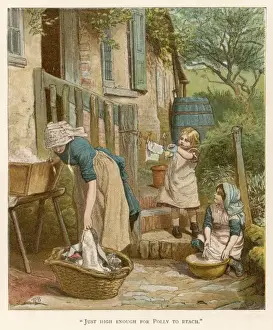 Mama Prints: Storyland / Washday