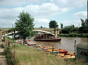 Severn Prints: Stourport - River Severn and bridge