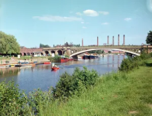 Severn Prints: Stourport - River Severn and bridge