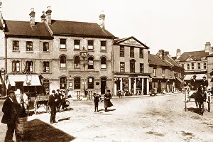 Stowmarket Market Place early 1900s