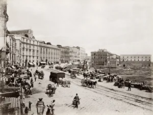 Strada Santa Lucia, Naples, Italy