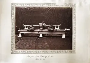 Lathe Prints: Straight axle turning lathe