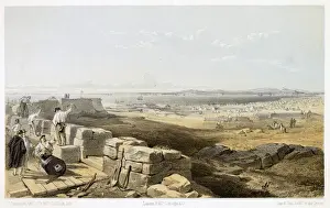 Kerch Prints: The Straits of Yenikale with the Bay and the town of Kerch from the old Fort of Yenikale