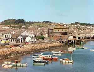 Newlyn Prints: The Strand and fish market, Newlyn
