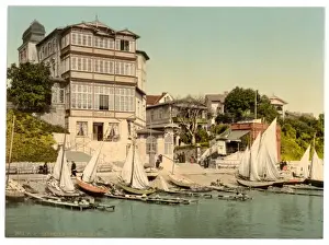 Rugen Prints: Strand Hotel, Sassnitz, Isle of Rugen, Germany