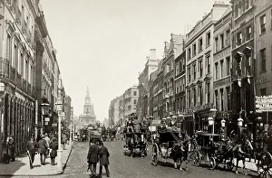 The Strand, London, horses and carriages