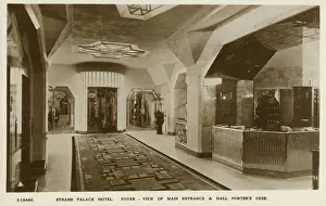 Angular Prints: The Strand Palace Hotel, The Strand, London - Art Deco Foyer