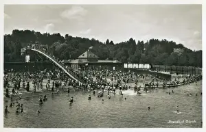 Zurich Prints: Strandbad, Lake Zurich, Switzerland