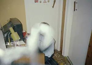 A strange ghostly apparition caught on camera