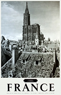 Travel Posters Collection: Strasbourg Cathedral