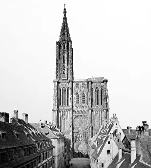 Strasbourg Prints: Strasbourg cathedral france