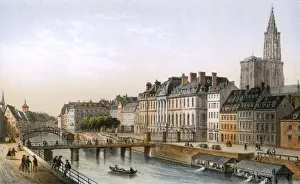 Strasbourg Prints: STRASBOURG / PALAIS C1860
