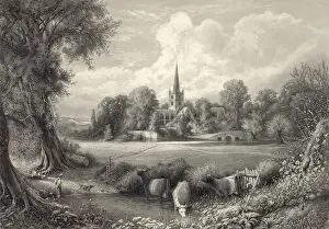 Shakespeare Prints: Stratford on Avon, the birth-place of Shakespeare