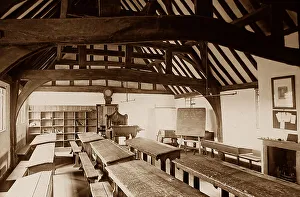 Stratford Prints: Stratford upon Avon Grammar School Victorian period