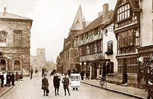 Stratford Prints: Stratford-upon-Avon High Street early 1900s