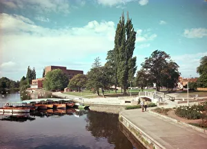Bancroft Prints: Stratford-upon-Avon - River Avon and Bancroft Gardens