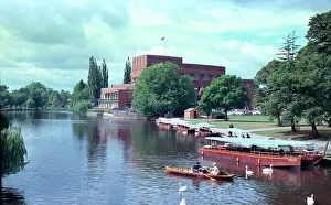 Stratford-upon-Avon - Royal Shakespeare Theatre, River Avon