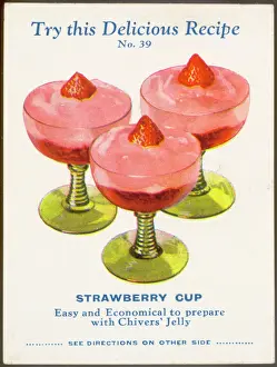 Jelly Prints: Strawberry Cup Jelly