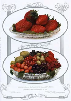 Images Dated 29th March 2018: STRAWBERRY DISHES