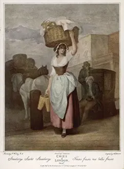 Strawberries Prints: STRAWBERRY SELLER