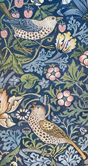 Vines Prints: The Strawberry Thief Chintz