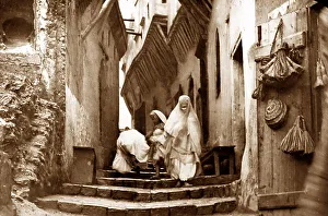 Algiers Prints: Street in Algiers, Algeria, Africa