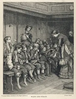 Caring Prints: Street Arabs / Caring 1885