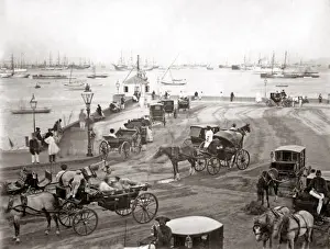 Street bazaar, Damascus, Syria, circa 1880s
