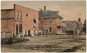 Posts Prints: Street in Brownsville (looking south)
