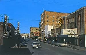 Street in Brownwood, Texas, USA