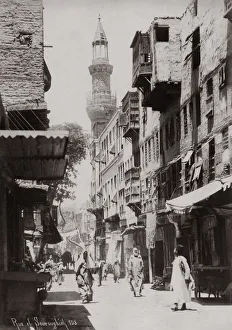 Street in Cairo, Egypt, c. 1890