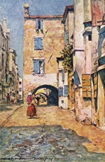 Menpes Gallery: In a side street, Chioggia - Venice, Italy