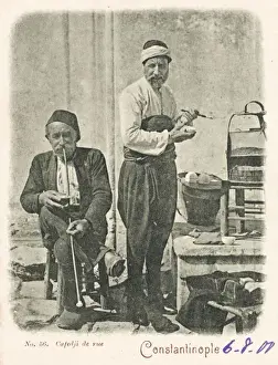 Heater Prints: Street coffee House - Constantinople