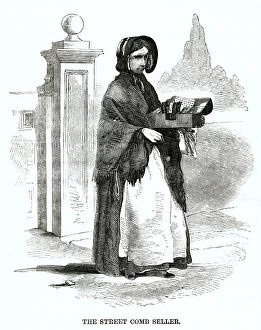 Street comb seller 1864