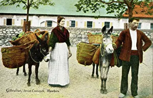 Millar Prints: Street Costumes, Hawkers, Gibraltar