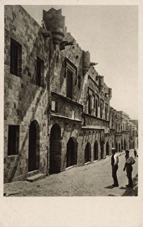 Images Dated 10th August 2016: Street of the Crusader Knights - Rhodes, Greece