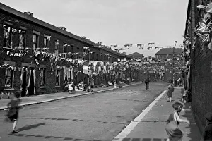 Canning Prints: Street decorations for Silver Jubilee of King George V
