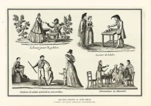 Diversion Prints: Street entertainers and their games, 18th century