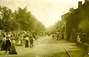 Chipping Prints: Street Festivities, Moreton in Marsh, Gloucestershire