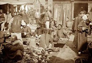 Street food, China, early 1900s