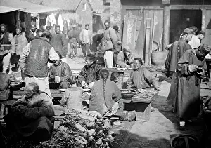 Street food, China, early 1900s