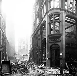 Well Street, The Great City Fire, London, 19th November 1897