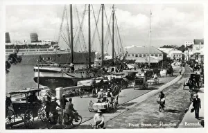 Images Dated 15th December 2020: Front Street - Hamilton, Bermuda