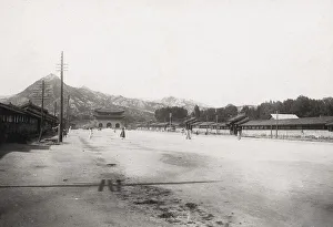 Street to the Imperial Palace, Seoul, Korea